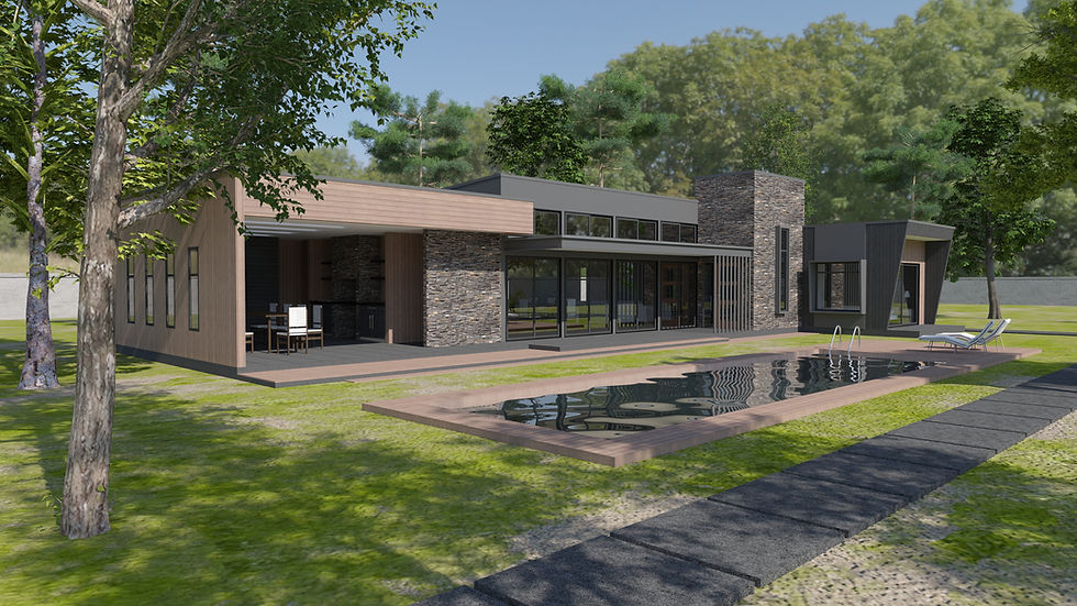 casa en parcela diseño arquitectura