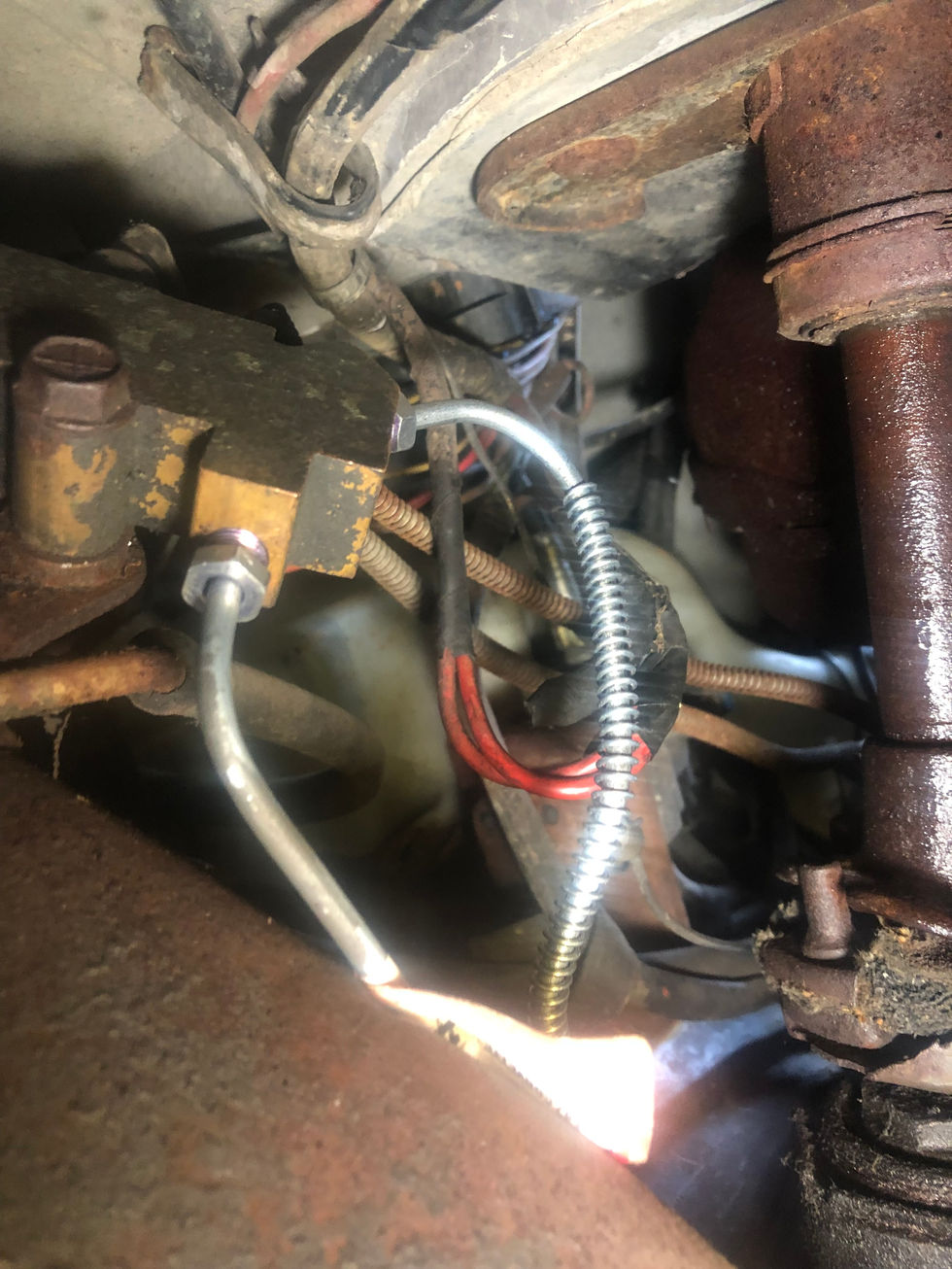 New brake lines