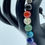 Thumbnail: 10 mm Chakra & Lava Stone Bracelet