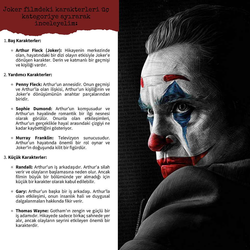Joker karakter gelişimi