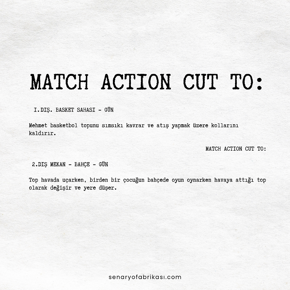 MATCH ACTION CUT TO', bir sahneden diğerine geçişte karakterlerin veya nesnelerin hareketlerinin eşleştirilmesiyle izleyiciye akıcı bir geçiş sunar. Bu yazıda, 'MATCH ACTION CUT TO' tekniğinin ne olduğunu ve filmlerde nasıl kullanıldığını öğrenin.