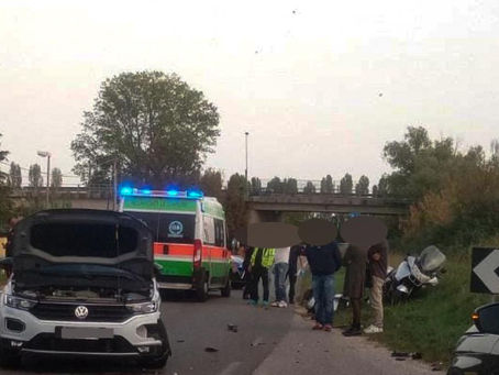 Pauroso schianto al Capitello, una ferita