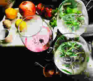 A gin tasting session for The Tipple Team.