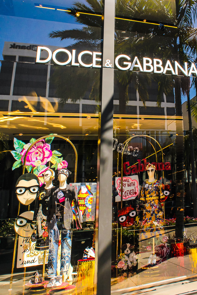 Dolce & Gabbana, Louis Vuitton, Rodeo Drive, 2 Rodeo Drive, Shopping on Rodeo drive, Beverly Hills California, Hollywood