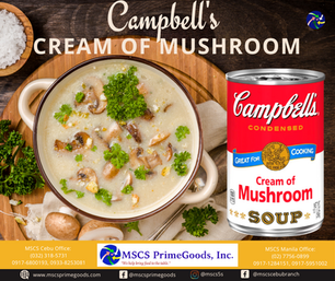 Campbell's Cream of Mushroom & Cream of Chicken