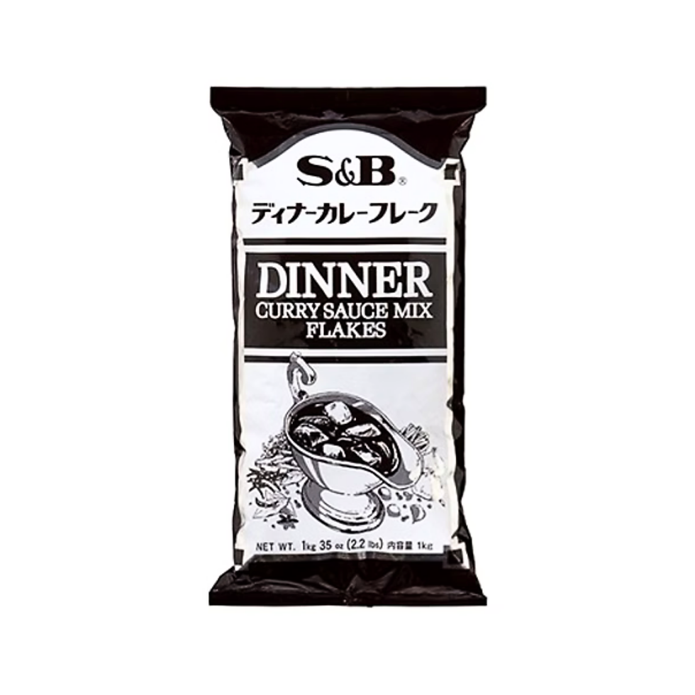 S&B Dinner Curry Sauce Mix Flakes W Vegetable Oil (1kg)