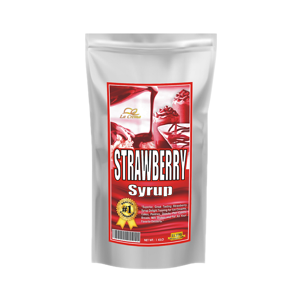 La Crema Strawberry Syrup (1kg)