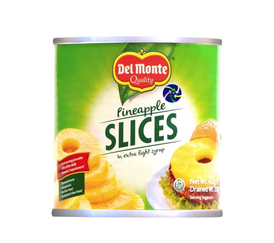 Del Monte Pineapple Slices in ELS (432g)