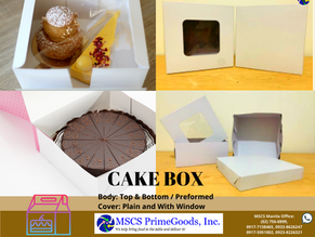 Cake Box Supplier