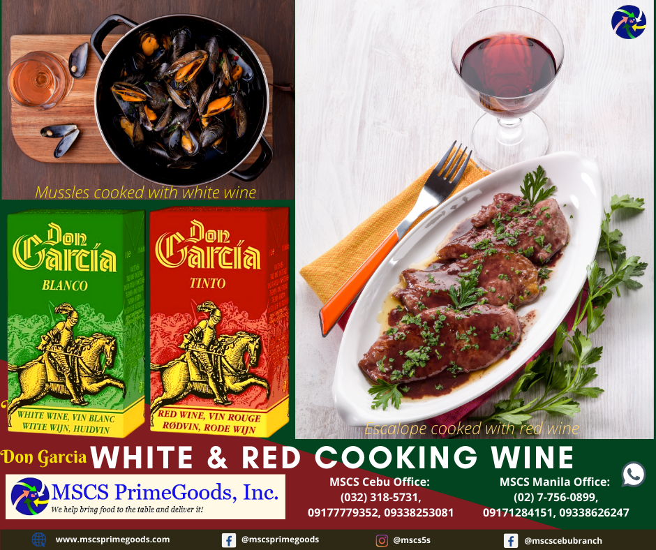 Cooking Wines I MSCS PrimeGoods, Inc. I Greater Manila Area & Cebu