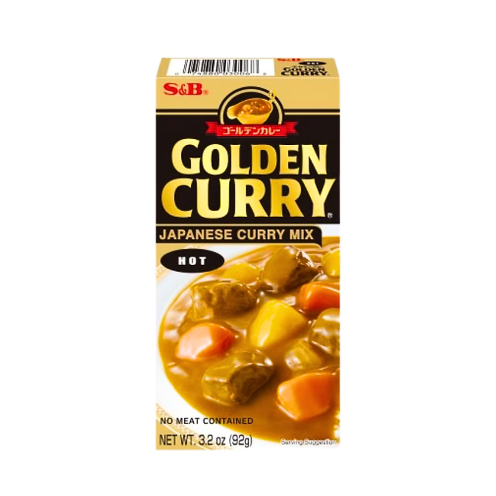 S&B Golden Curry Hot (92g)