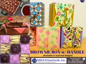 Brownie Box with Handle Supplier