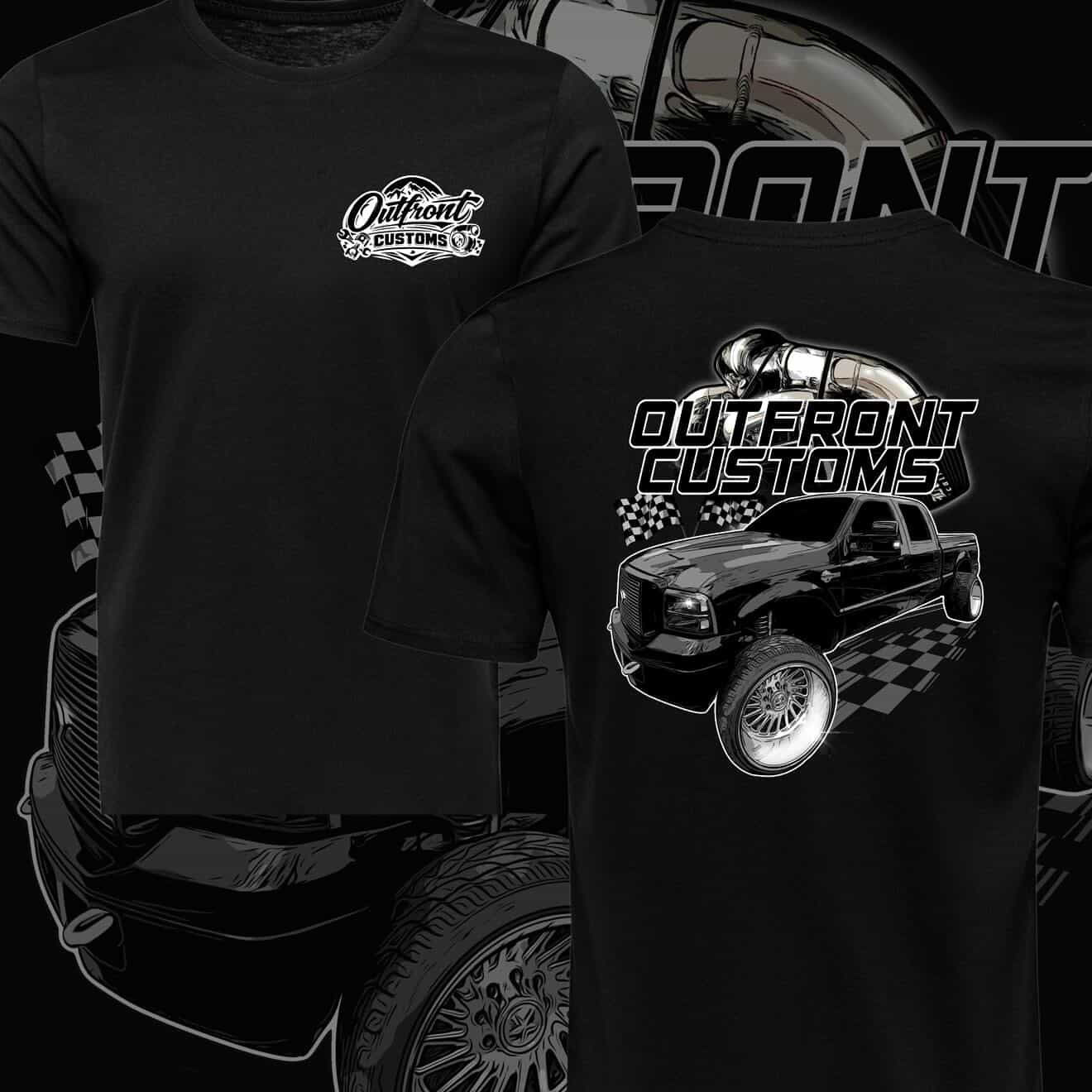 Outfront Customs X Harley6oh T-Shirts