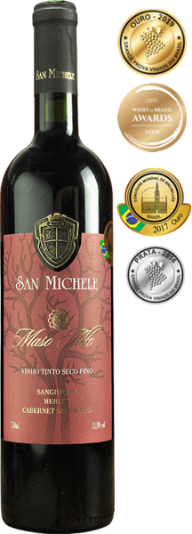 Vinho San MIchele - Maso Alto - Tinto Seco - Sangiovese, Merlot e Cabernet Sauvi