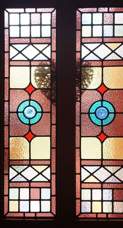 shropshire stained glass door