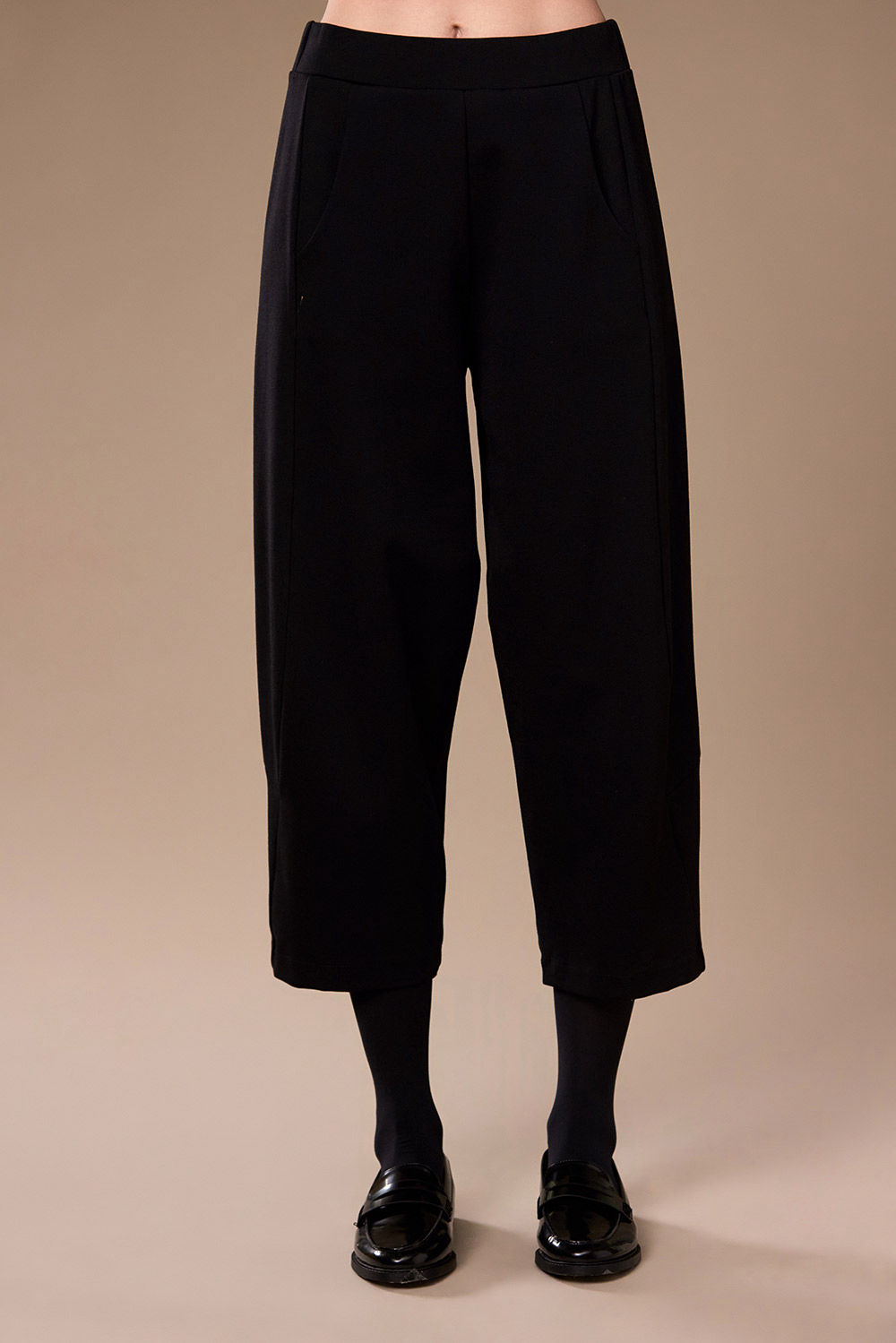 Peruzzi Jersey Slouch Trouser Black