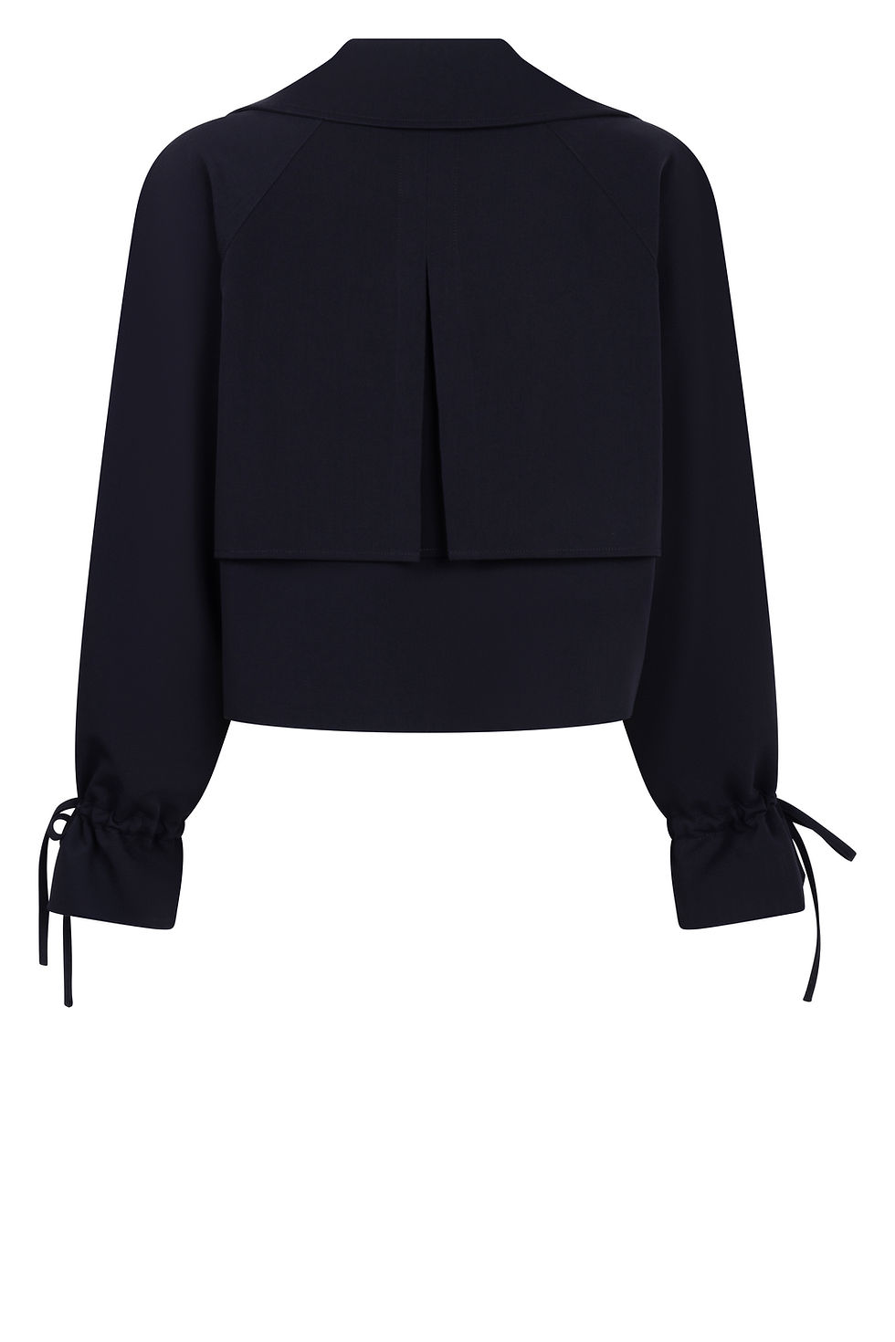 Thumbnail: Zoso Maxime Crop Trench Jacket Navy