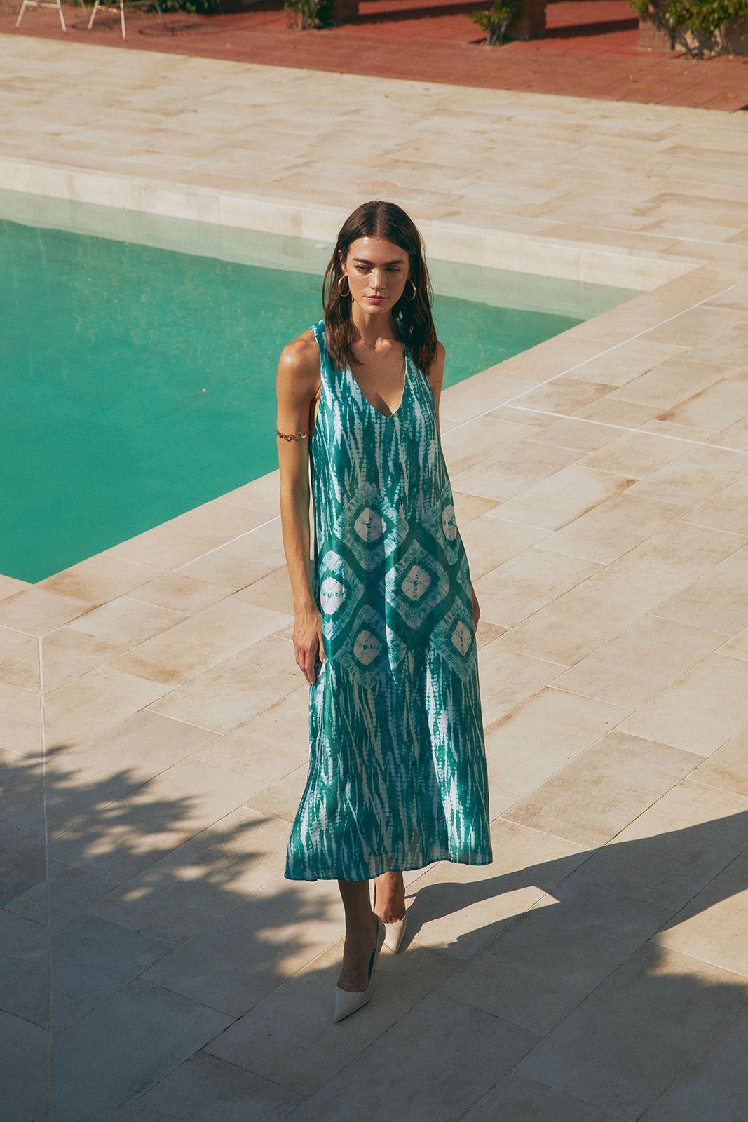 Andam Emerald Tide Maxi Dress