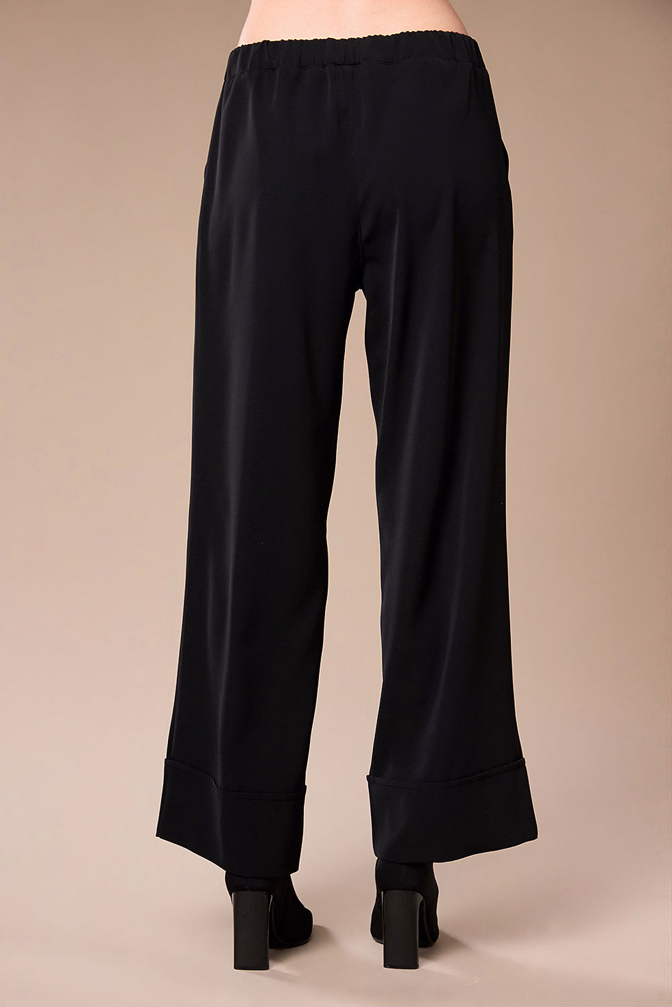 Thumbnail: Peruzzi Turn-Up Trousers Black and Brown