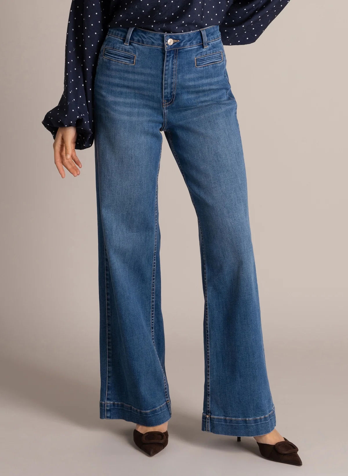 Yest Sinka Dark Denim Wash Trs 