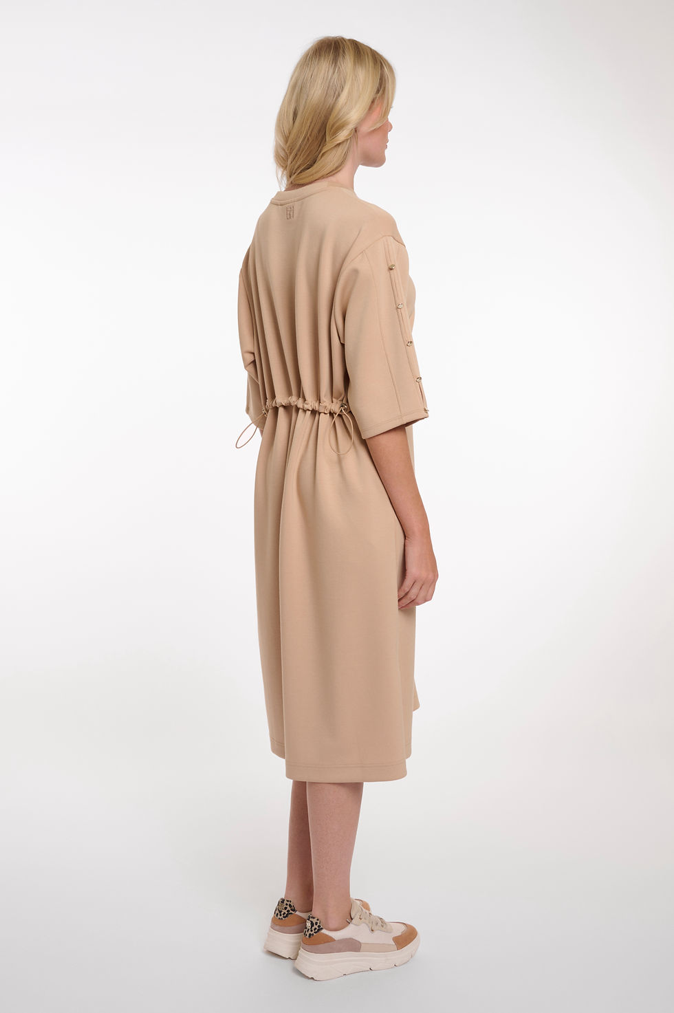 Thumbnail: Rino Bonita Dress  Sleeve Detail Oat