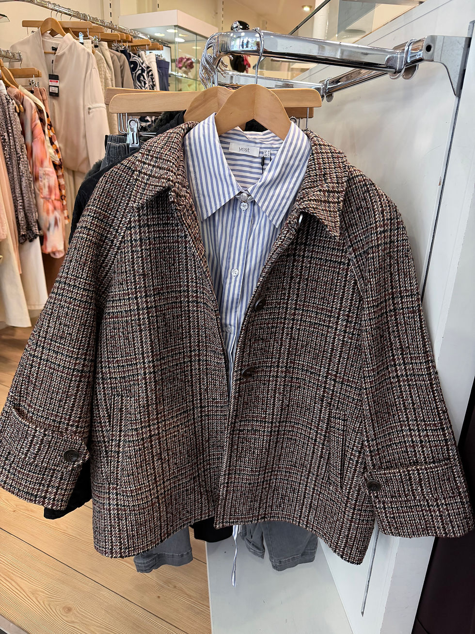 Thumbnail: Bariloche Belena Heritage Check Jacket 