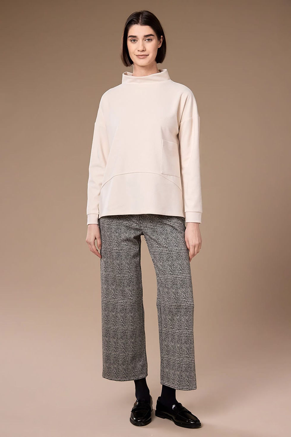 Thumbnail: Peruzzi Cowl Top Cream