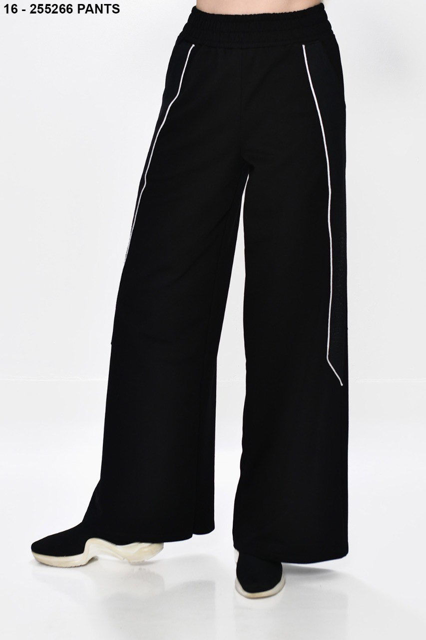 Thumbnail: Dqmane Embellished Sweat Pants with Contrast Piping