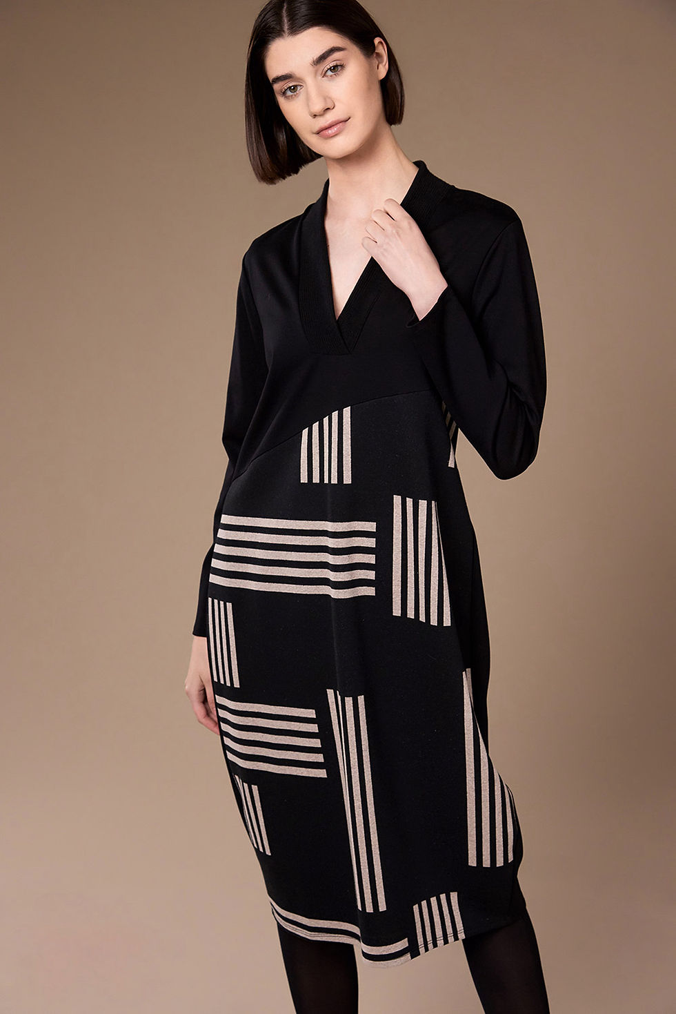 Thumbnail: Peruzzi Alternate Stripe Dress