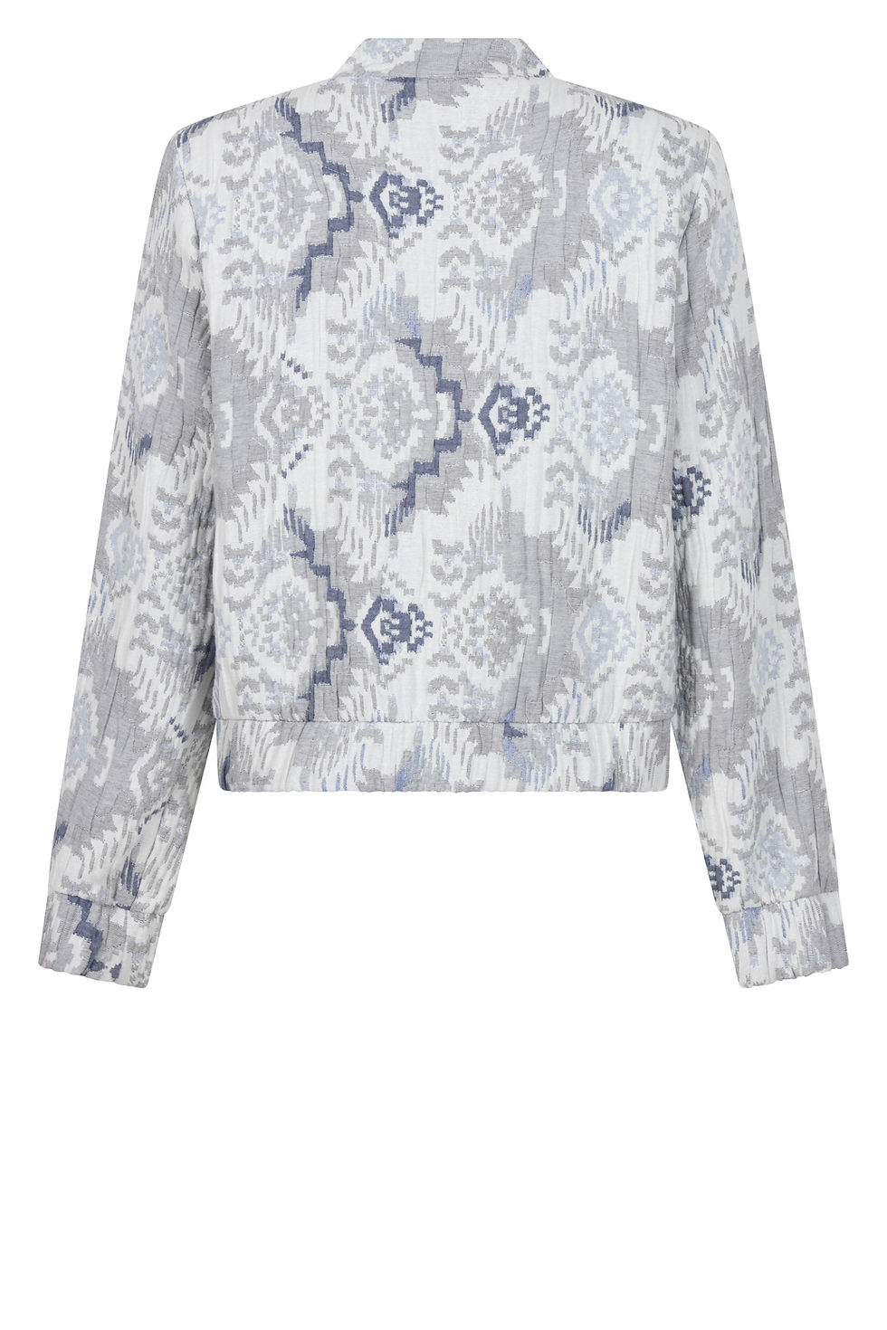 Thumbnail: Zoso Evi Kit Blue Jacquard Jacket  