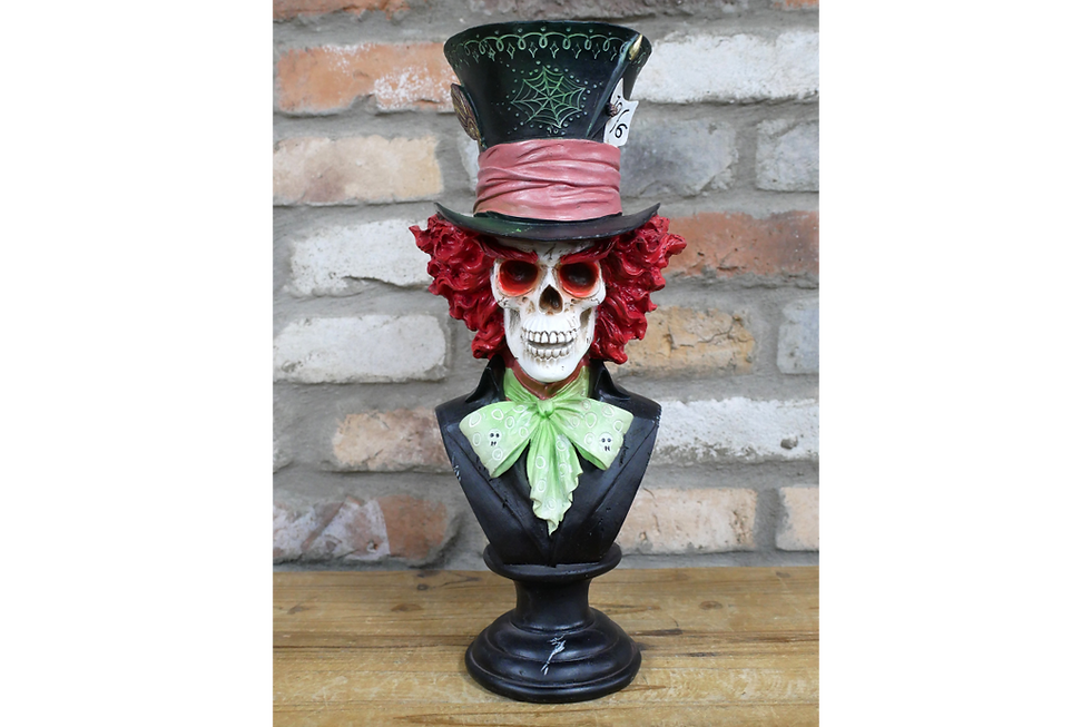 Thumbnail: Mad Hatter Skeleton Bust