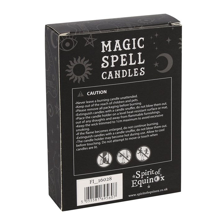 Thumbnail: Pack of 12 White 'Happiness' Spell Candles