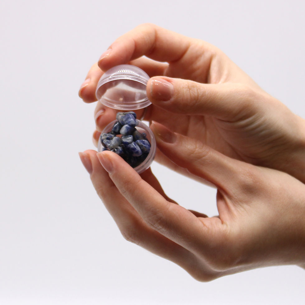 Thumbnail: Sodalite Quartz Gemstone Bracelets Bath Bomb