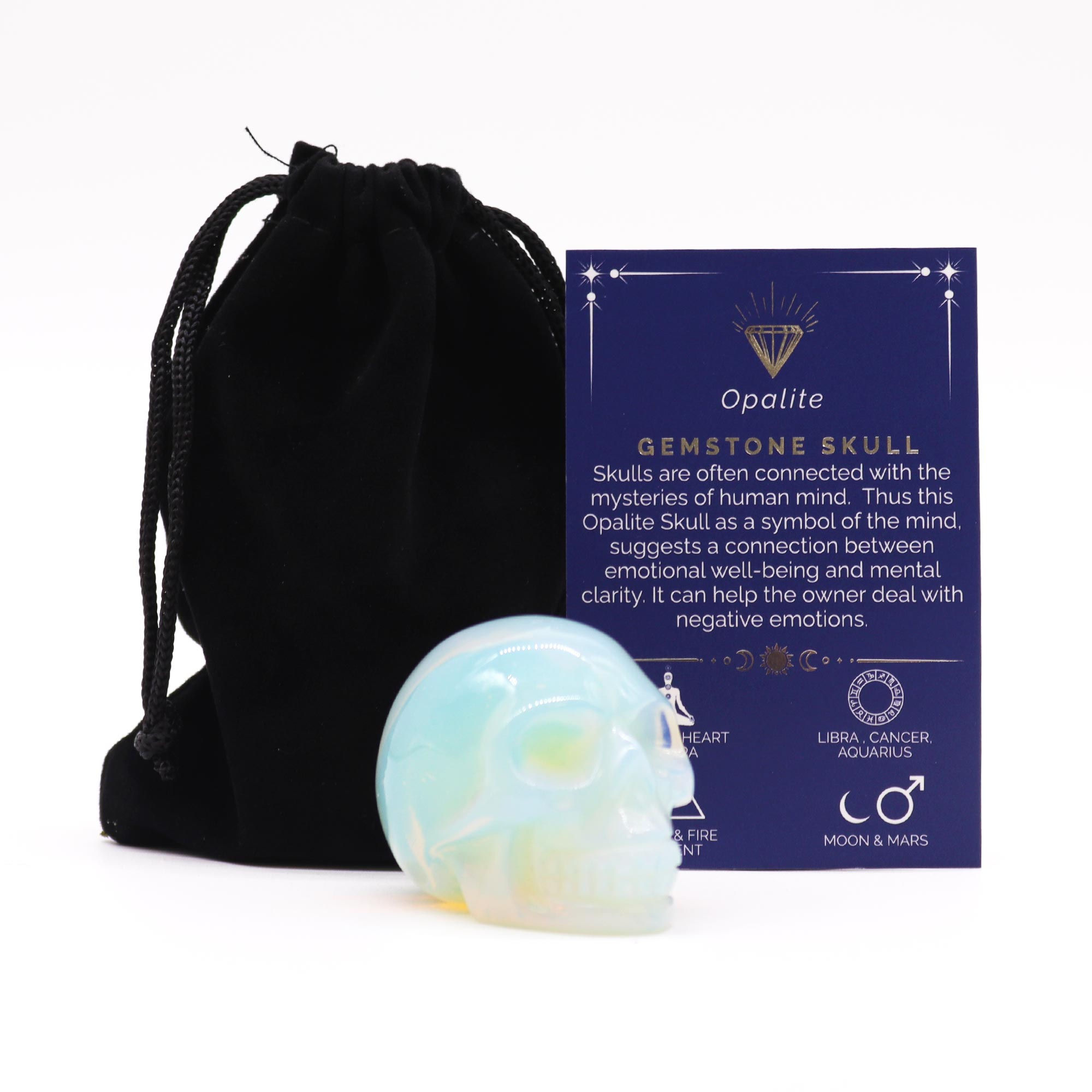 Opalite Skull