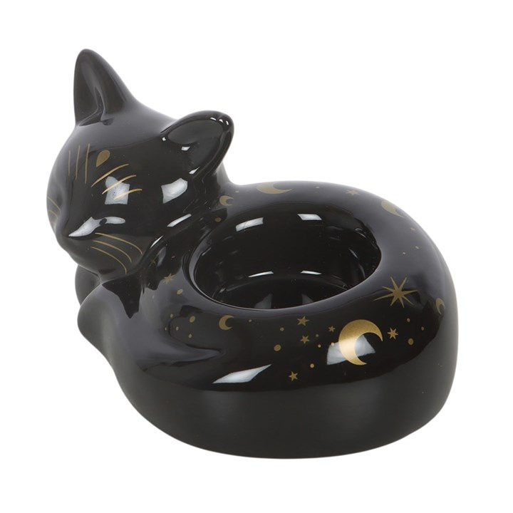Thumbnail: Black Cat Tealight Holder