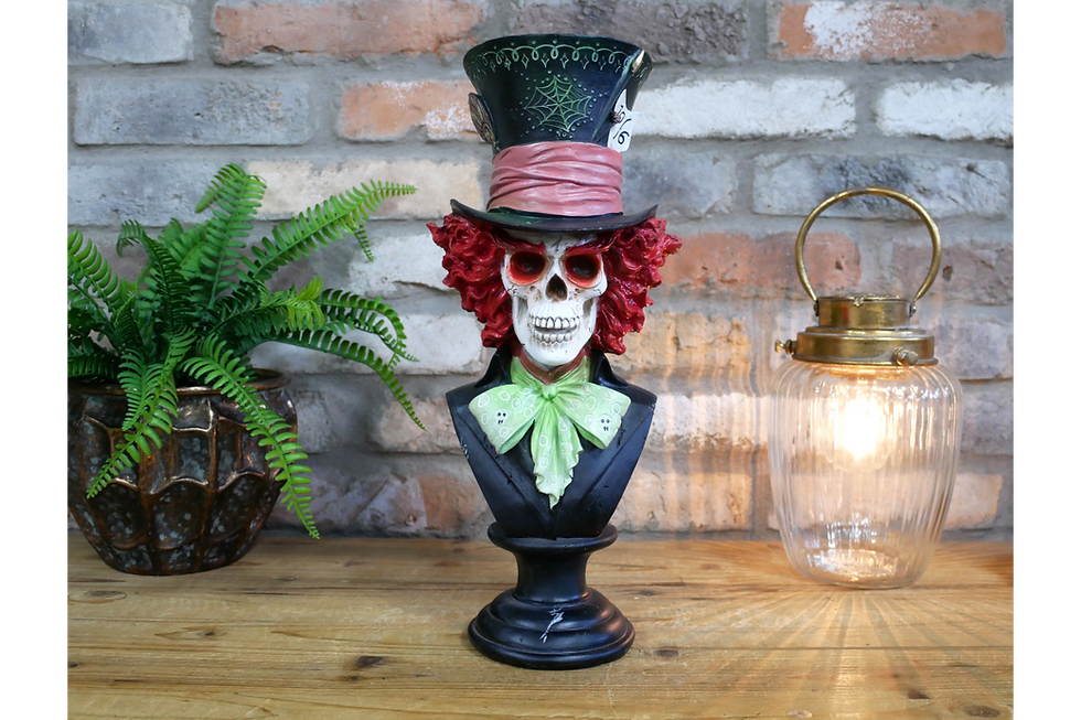 Thumbnail: Mad Hatter Skeleton Bust