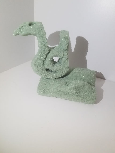 Green Foam Sculpture (8th Grade).jpg