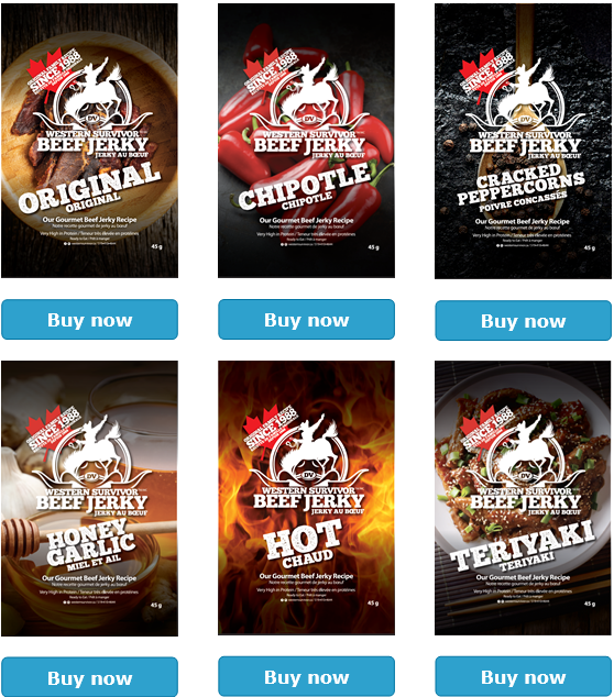 An Image of Western Survivors Christmas Specials on beef jerky.  Shop Local and Outside the box with Elevate Local