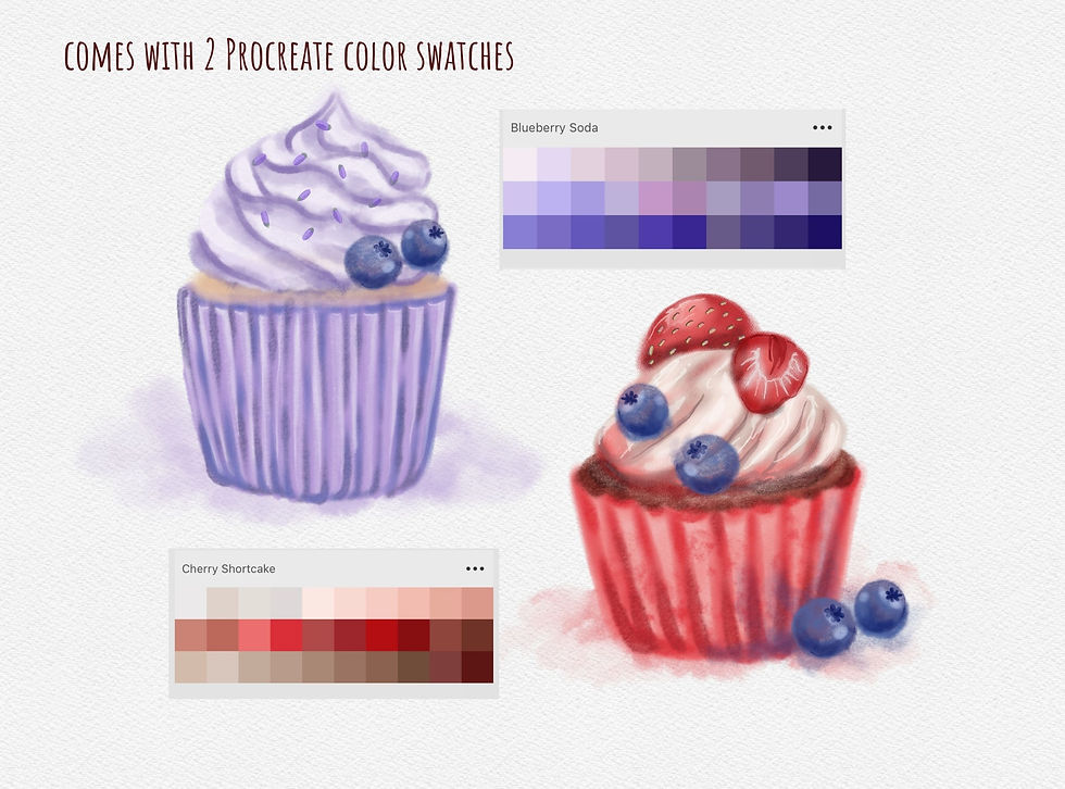 Thumbnail: 10 Procreate watercolor brushes iBox