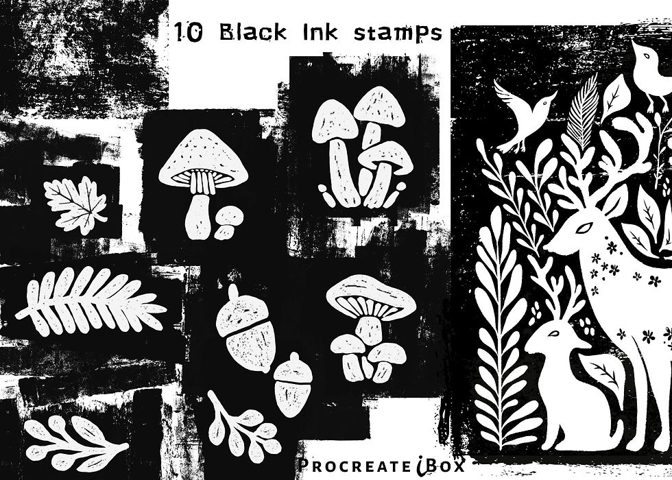 Thumbnail: 161 Linocut Procreate Brushes