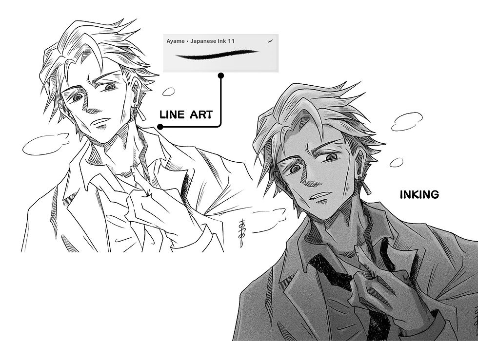 Thumbnail: 34 Manga ink procreate brushes