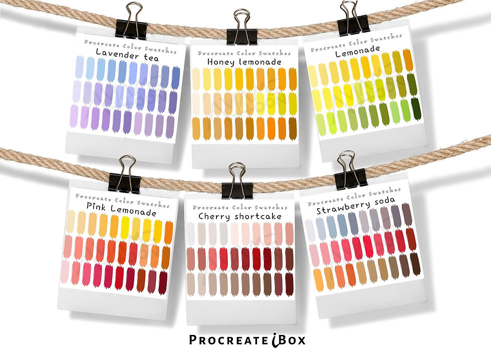 Thumbnail: 1800 Procreate Colors – 60 Swatches