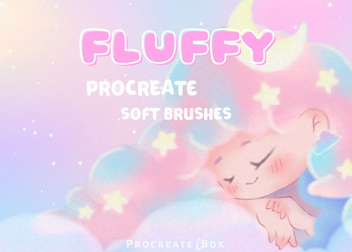 Fluffy Soft Procreate Brushes Procreateibox