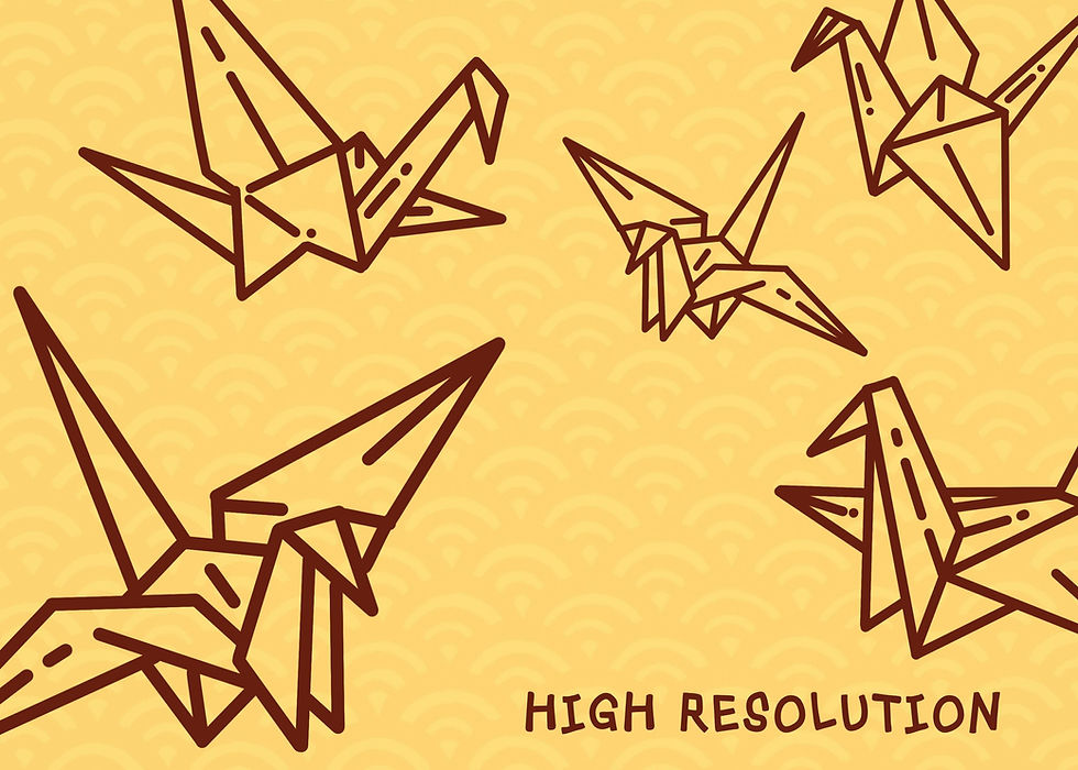 Thumbnail: 100 Procreate stamps Japanese elements