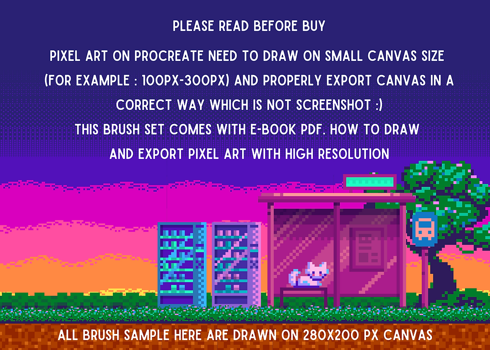 Thumbnail: 179 Procreate all in pixel art brush set