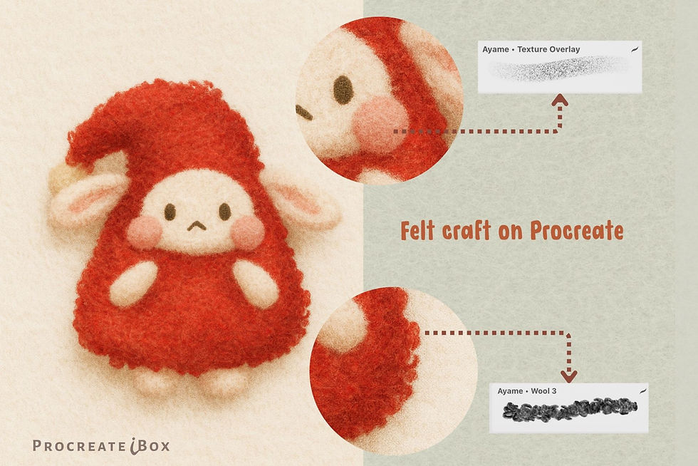 Thumbnail: Needle Felt Procreate Brushes