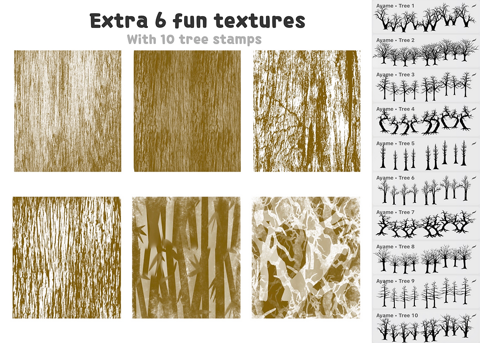 Thumbnail: Foliage procreate nature brushes