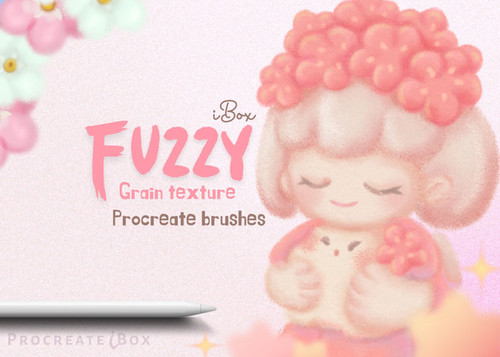 Fuzzy Ibox Procreate Brushes Procreateibox