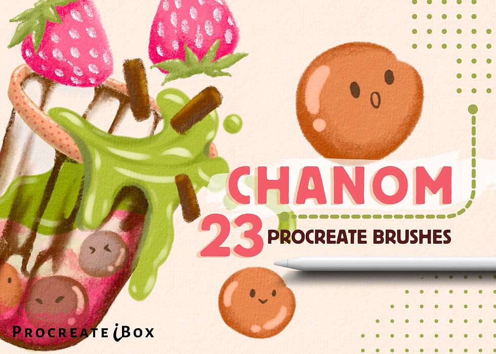 Chanom Procreate kawaii brushes