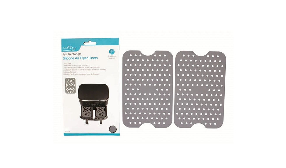 Silicone Air Fryer Liners Rectangle 2pc